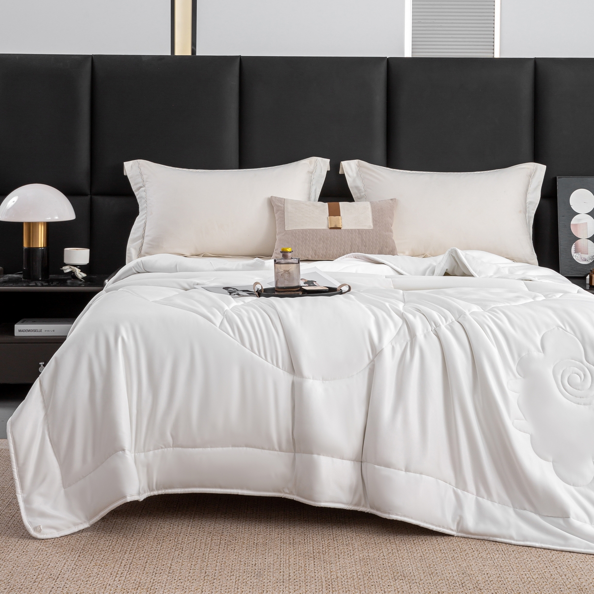 91家纺网 家纺一手货源 找家纺 （总）茧月 2025新款天丝棉蚕丝羊毛被