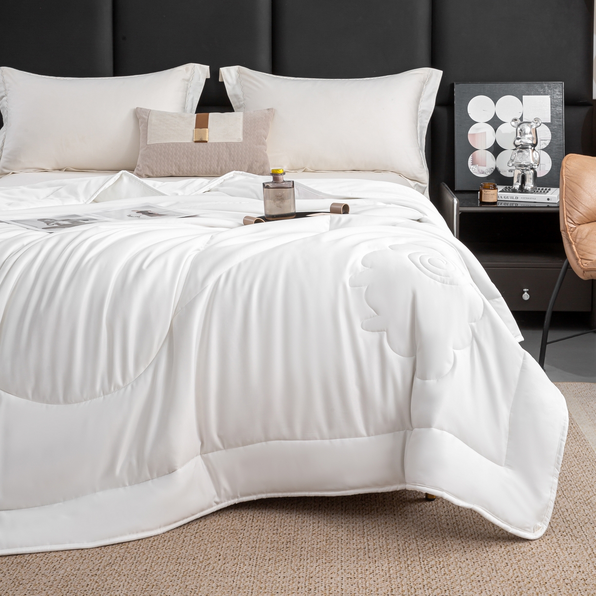 91家纺网 家纺一手货源 找家纺 （总）茧月 2025新款天丝棉蚕丝羊毛被