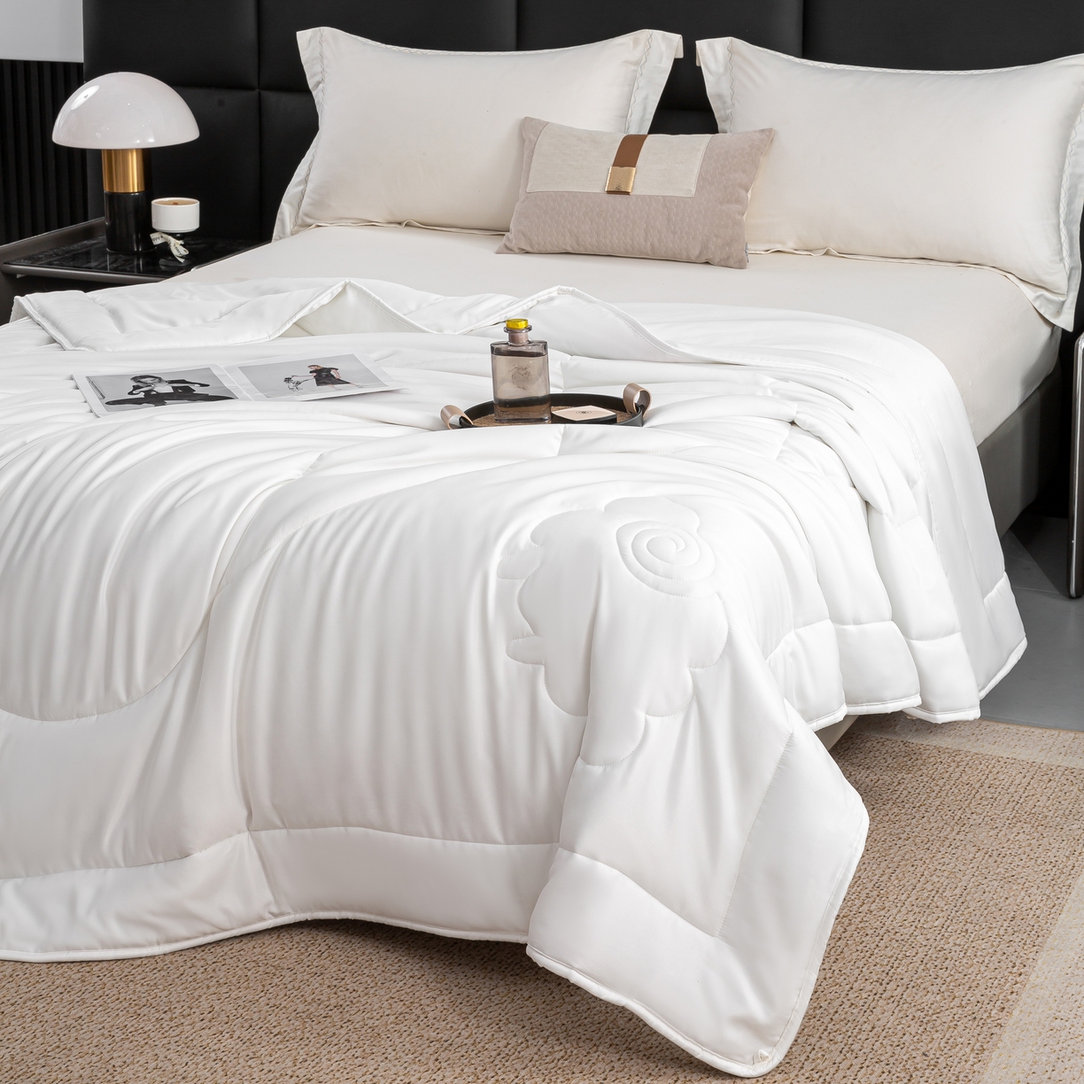 91家纺网 家纺一手货源 找家纺 （总）茧月 2025新款天丝棉蚕丝羊毛被