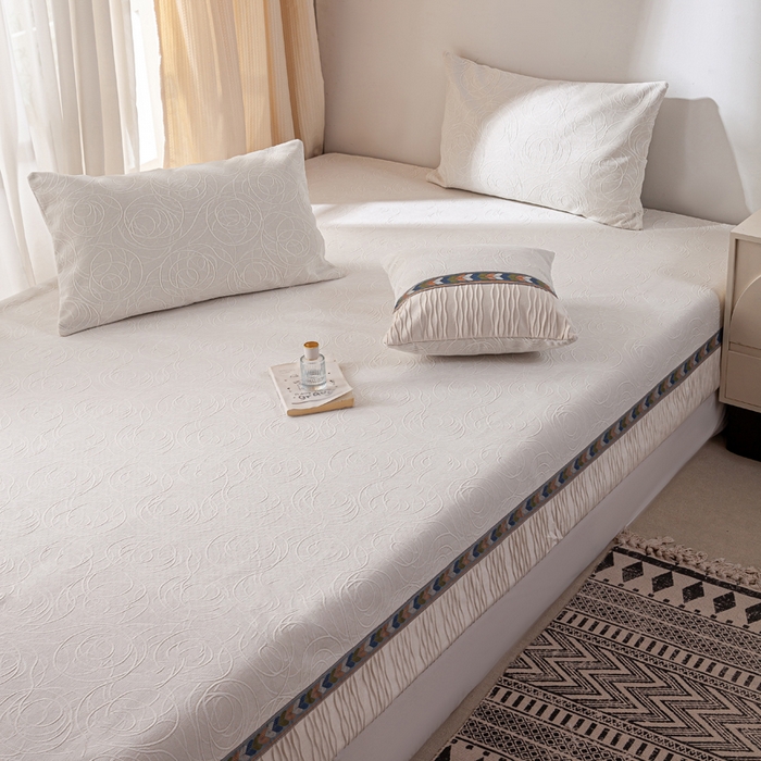 91家纺网 家纺一手货源 找家纺 （总）峻杨 2025新款雪尼尔榻榻米床盖床罩柔软亲肤炕盖四季通用可定制尺寸-完美圆梦