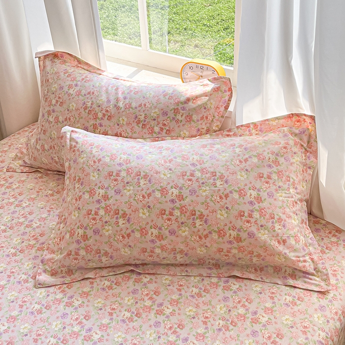 91家纺网 家纺一手货源 找家纺 花梦欣 2025新款全棉印花单品系列-单被套柏林梦境豆沙