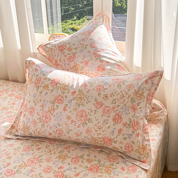 91家纺网 家纺一手货源 找家纺 花梦欣 2025新款全棉印花单品系列-单被套花恋