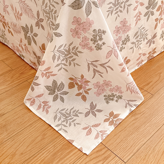 91家纺网 家纺一手货源 找家纺 花梦欣 2025新款全棉印花单品系列-单被套洛克庄园红