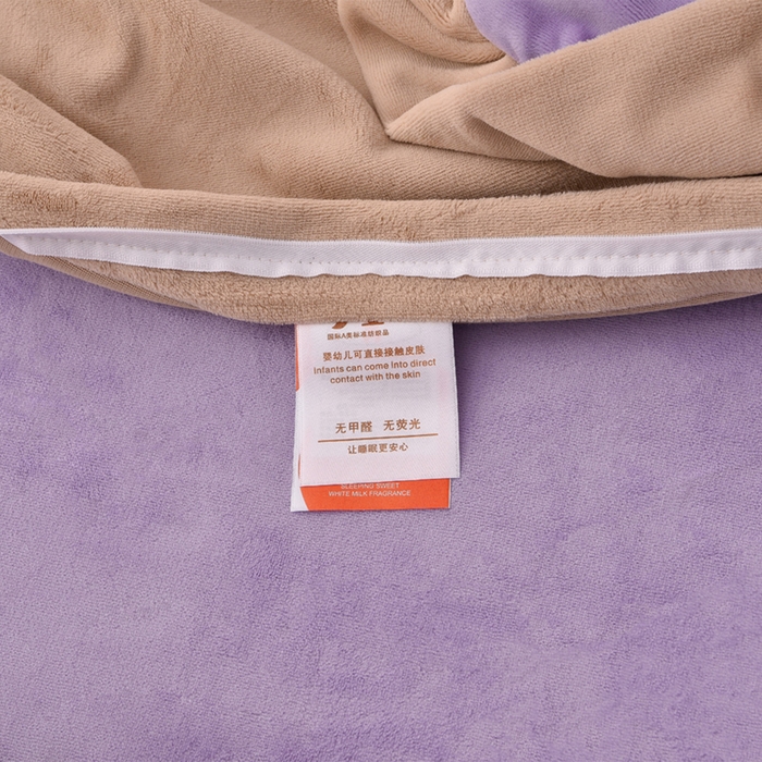 91家纺网 家纺一手货源 找家纺 湘雪家居  2025新款高克重纯色刺绣牛奶绒床单款系列四件套-提供买家秀 钟爱款-熏韵紫