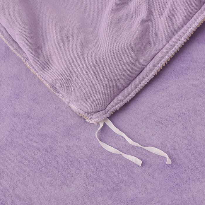 91家纺网 家纺一手货源 找家纺 湘雪家居  2025新款高克重纯色刺绣牛奶绒床单款系列四件套-提供买家秀 钟爱款-熏韵紫