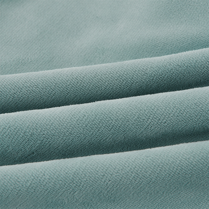 91家纺网 家纺一手货源 找家纺 湘雪家居  2025新款高克重纯色刺绣牛奶绒床单款系列四件套-提供买家秀 星语款-草绿色