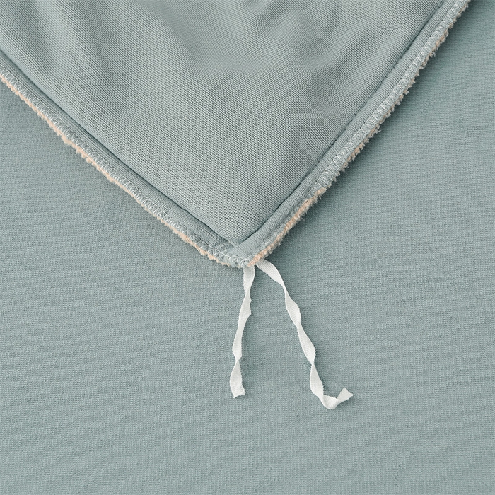 91家纺网 家纺一手货源 找家纺 湘雪家居  2025新款高克重纯色刺绣牛奶绒床单款系列四件套-提供买家秀 星语款-草绿色