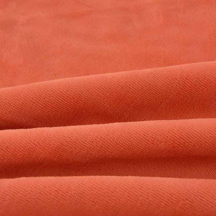 91家纺网 家纺一手货源 找家纺 湘雪家居  2025新款高克重纯色刺绣牛奶绒床单款系列四件套-提供买家秀 星语款-橙橘色