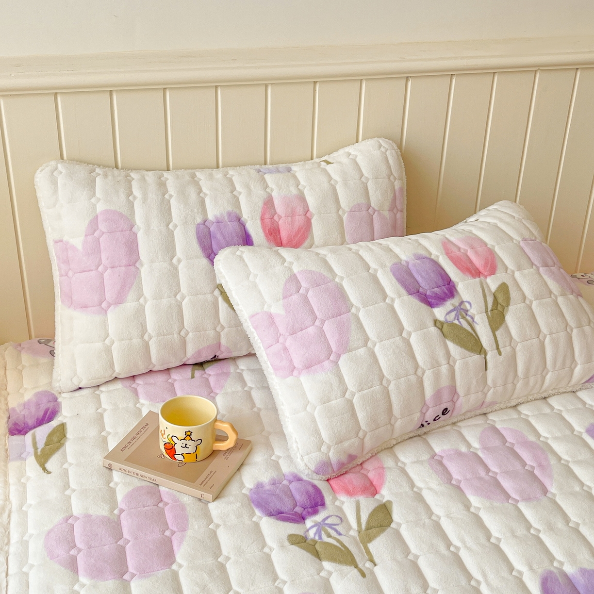 91家纺网 家纺一手货源 找家纺 （总）LIFE.丽芙 2025秋冬新款A类牛奶绒加厚保暖夹棉枕套-包边款