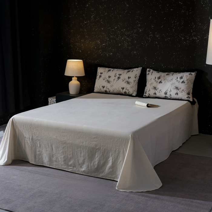 91家纺网 家纺一手货源 找家纺 桂雅居 2025新款自然麻棉麻印花懒人被被子被芯 清风三两