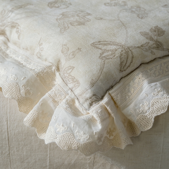 91家纺网 家纺一手货源 找家纺 桂雅居 2025新款自然麻棉麻印花懒人被被子被芯 七月唱片