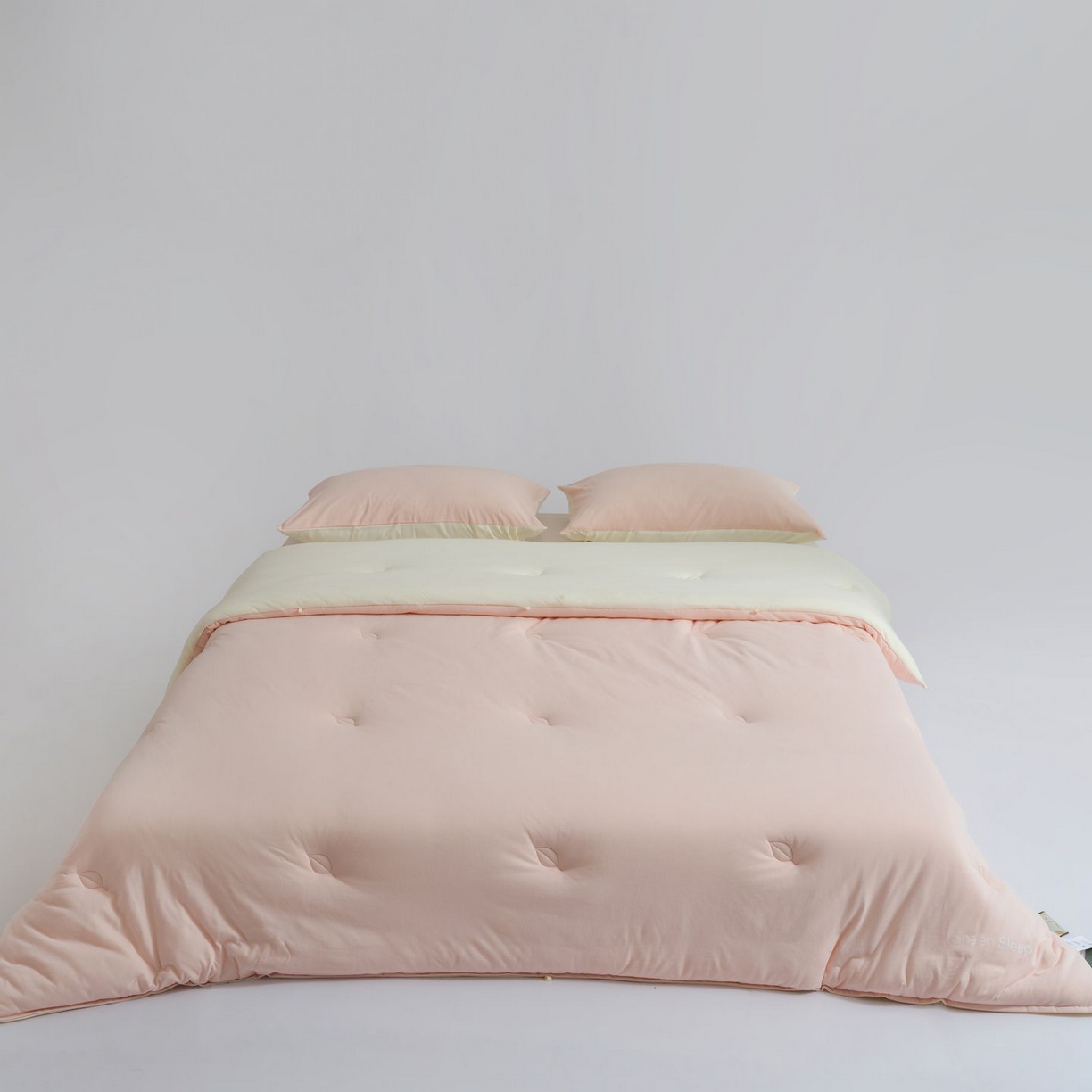 91家纺网 家纺一手货源 找家纺 （总）桂雅居 2025新款可水洗全棉针织棉东方茶净奶糖云朵被被子被芯