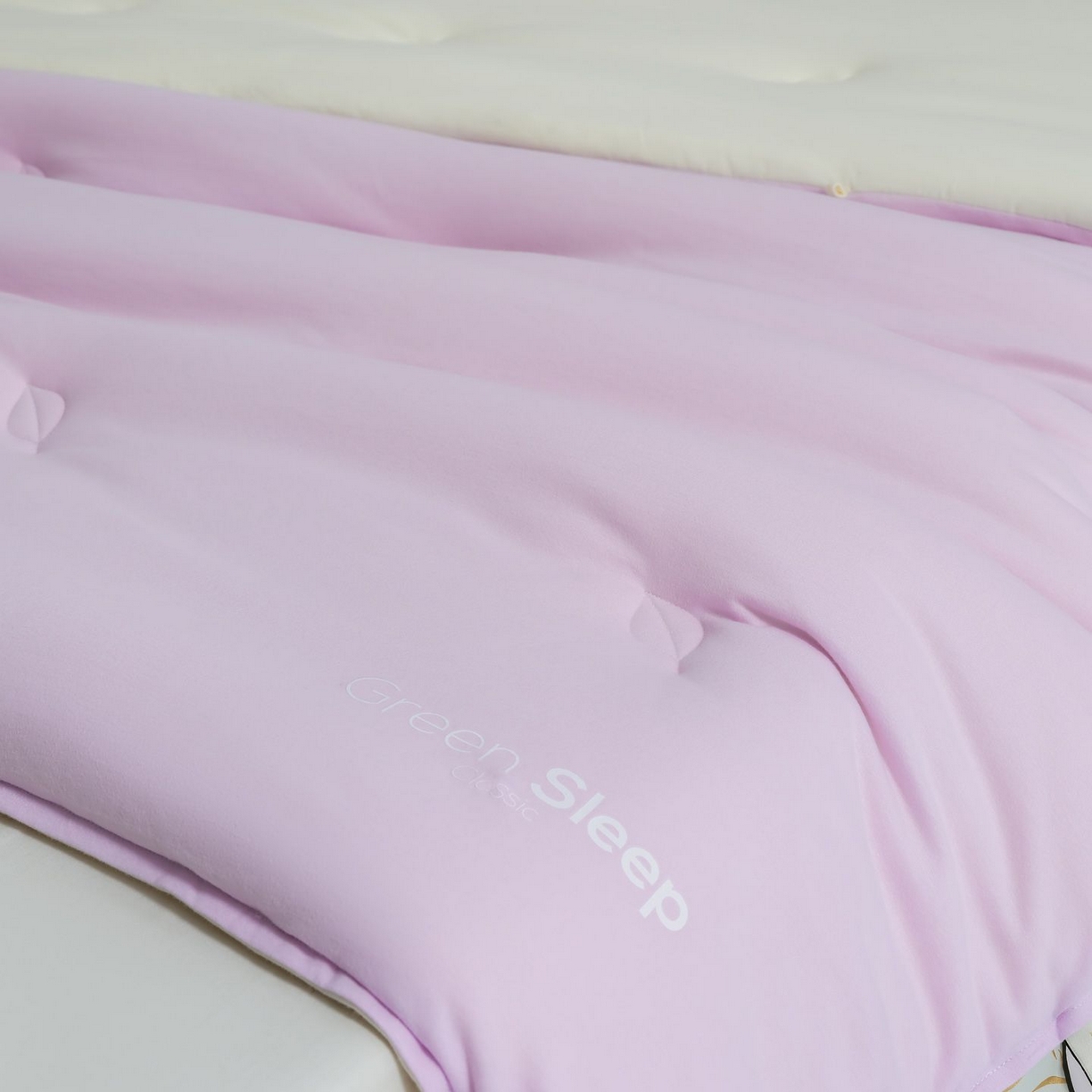 91家纺网 家纺一手货源 找家纺 桂雅居 2025新款可水洗全棉针织棉东方茶净奶糖云朵被被子被芯 奶油紫