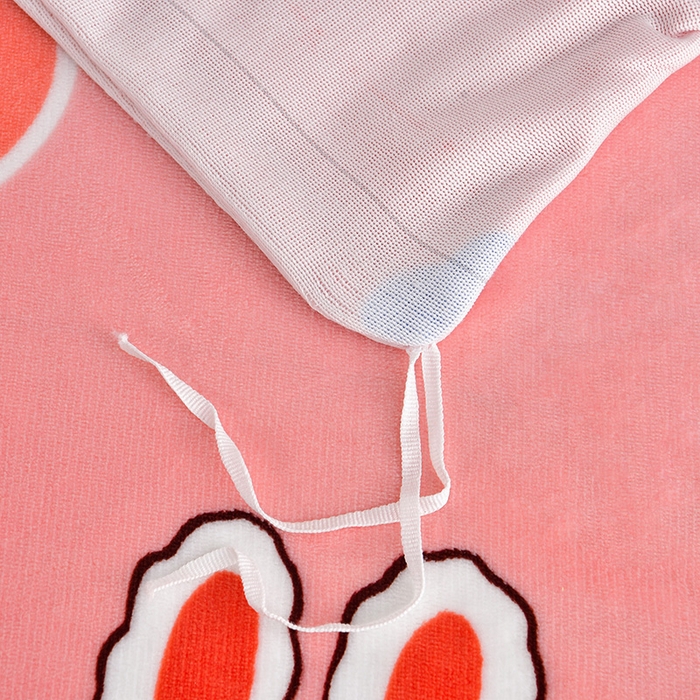 91家纺网 家纺一手货源 找家纺 缘莉娜家纺 2025高克重8斤牛奶绒四件套金貂绒法莱绒加厚保暖直播电商爆款 兔兔乐园