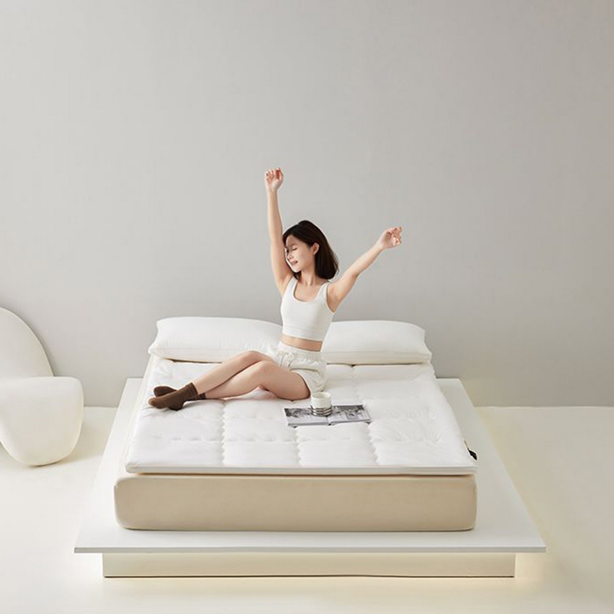 91家纺网 家纺一手货源 找家纺 （总）桂雅居 2025新款优眠澳洲绵羊毛软床垫