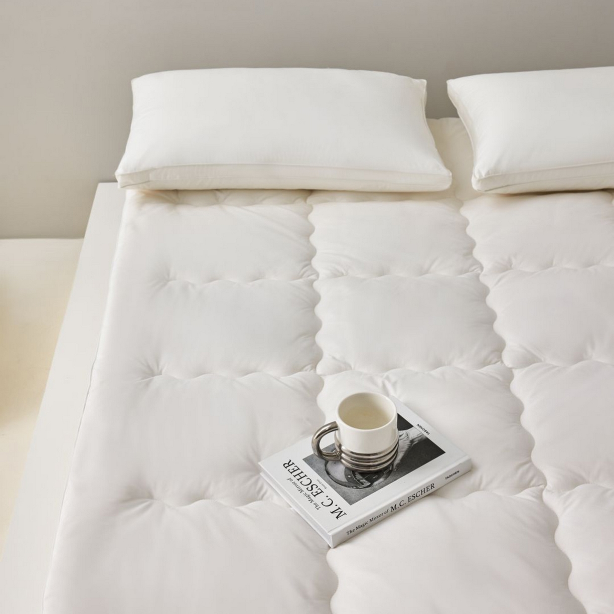 91家纺网 家纺一手货源 找家纺 桂雅居 2025新款优眠澳洲绵羊毛软床垫 白色