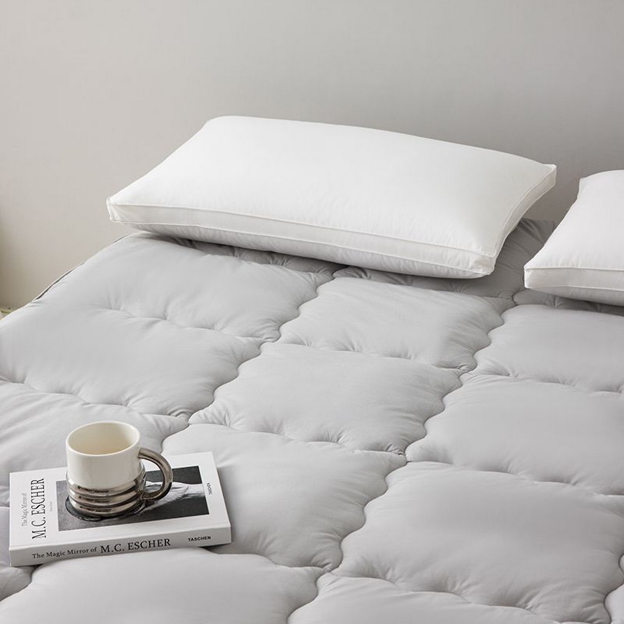 91家纺网 家纺一手货源 找家纺 桂雅居 2025新款优眠澳洲绵羊毛软床垫 灰色