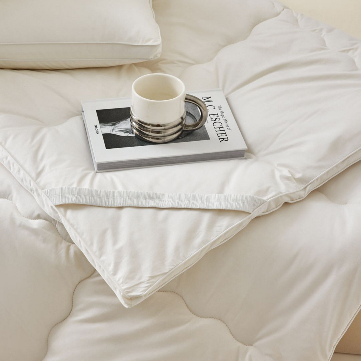 91家纺网 家纺一手货源 找家纺 桂雅居 2025新款优眠澳洲绵羊毛软床垫 白色