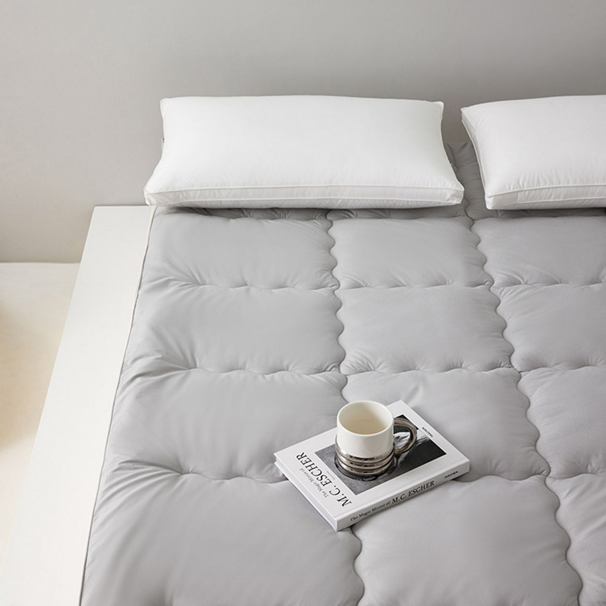 91家纺网 家纺一手货源 找家纺 桂雅居 2025新款优眠澳洲绵羊毛软床垫 灰色