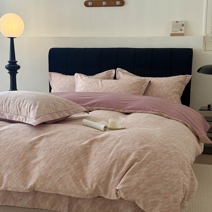 91家纺网 家纺一手货源 找家纺 于果 2025新款暖绒磨毛四件套 阿华田豆沙