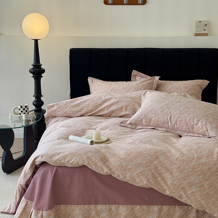 91家纺网 家纺一手货源 找家纺 于果 2025新款暖绒磨毛四件套 阿华田豆沙