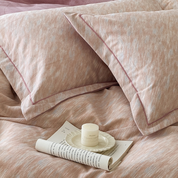 91家纺网 家纺一手货源 找家纺 于果 2025新款暖绒磨毛四件套 阿华田豆沙