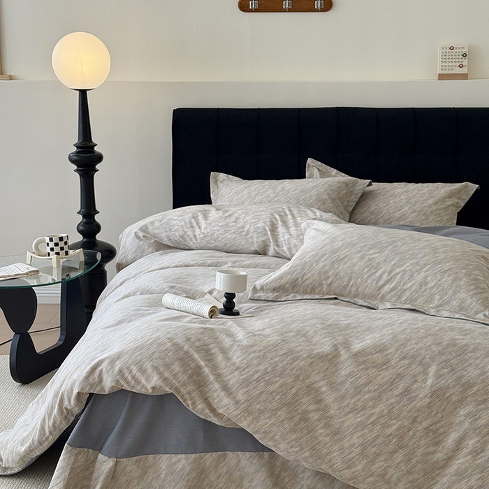 91家纺网 家纺一手货源 找家纺 于果 2025新款暖绒磨毛四件套 阿华田灰