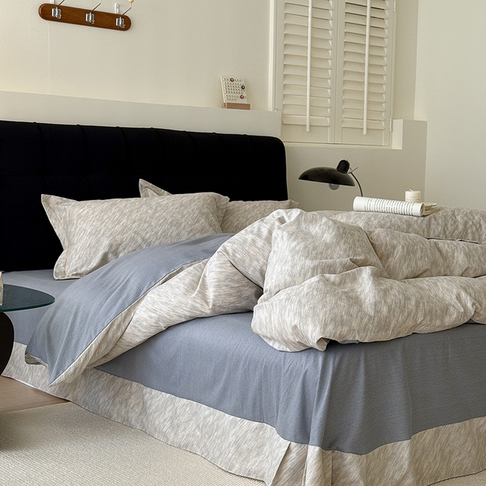 91家纺网 家纺一手货源 找家纺 于果 2025新款暖绒磨毛四件套 阿华田灰