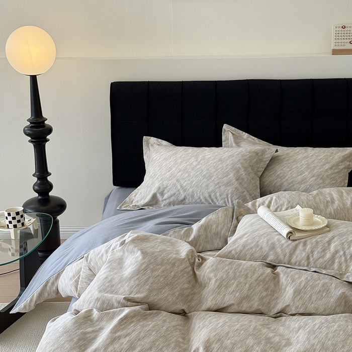 91家纺网 家纺一手货源 找家纺 于果 2025新款暖绒磨毛四件套 阿华田灰