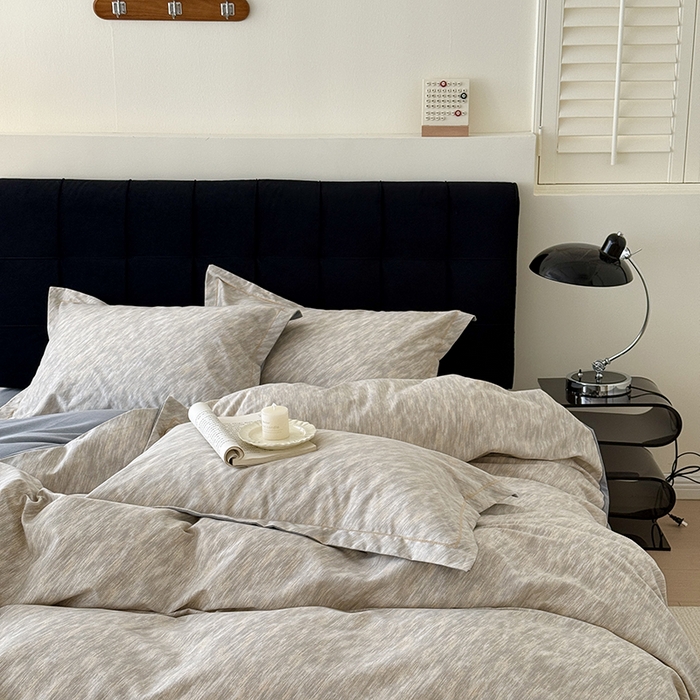 91家纺网 家纺一手货源 找家纺 于果 2025新款暖绒磨毛四件套 阿华田灰