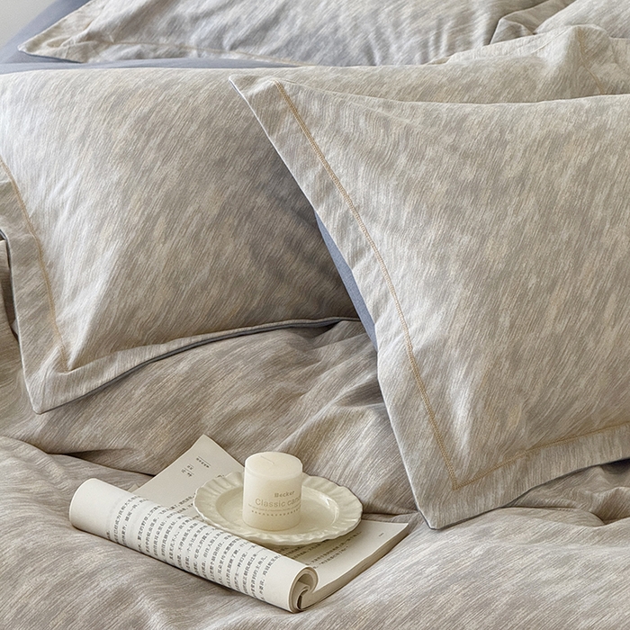 91家纺网 家纺一手货源 找家纺 于果 2025新款暖绒磨毛四件套 阿华田灰