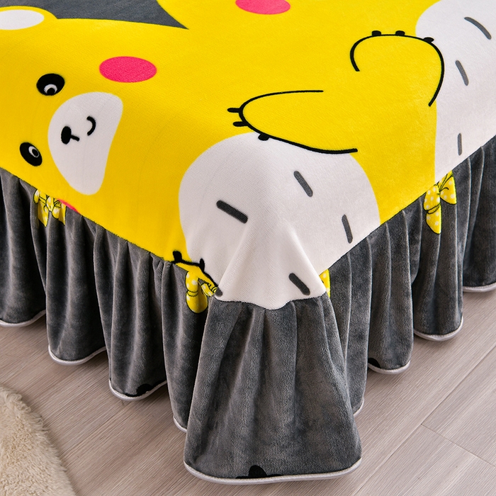 91家纺网 家纺一手货源 找家纺 缘莉娜家纺 2025高克重8斤牛奶绒四件套金貂绒法莱绒加厚保暖直播电商爆款 抱抱熊