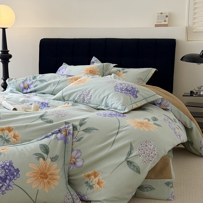 91家纺网 家纺一手货源 找家纺 于果 2025新款暖绒磨毛四件套 安娜