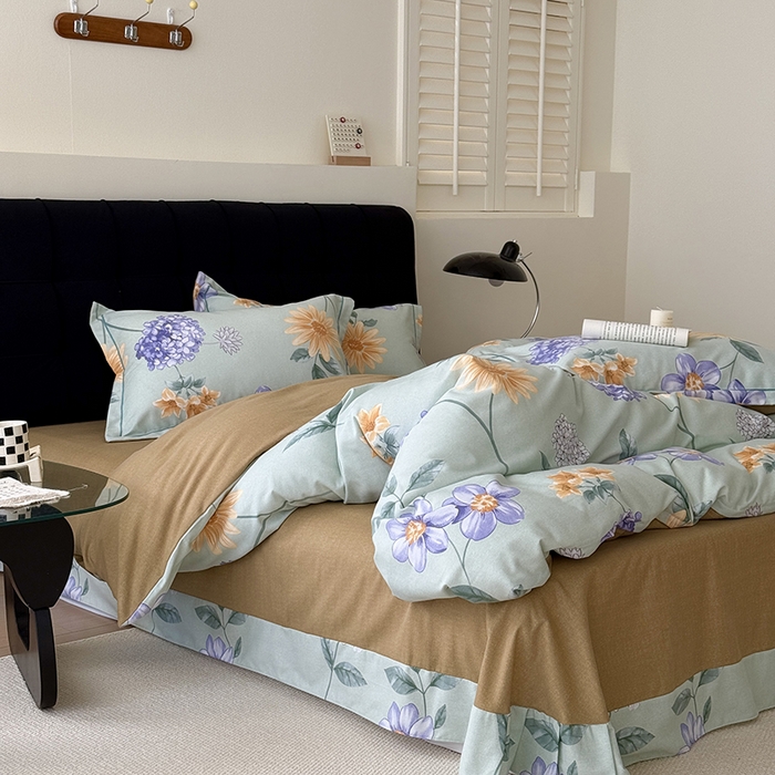 91家纺网 家纺一手货源 找家纺 于果 2025新款暖绒磨毛四件套 安娜