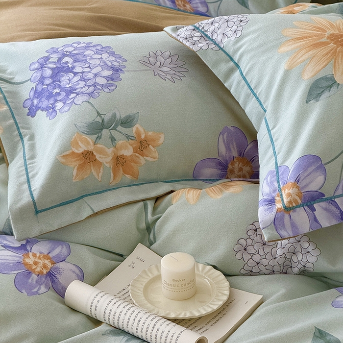 91家纺网 家纺一手货源 找家纺 于果 2025新款暖绒磨毛四件套 安娜