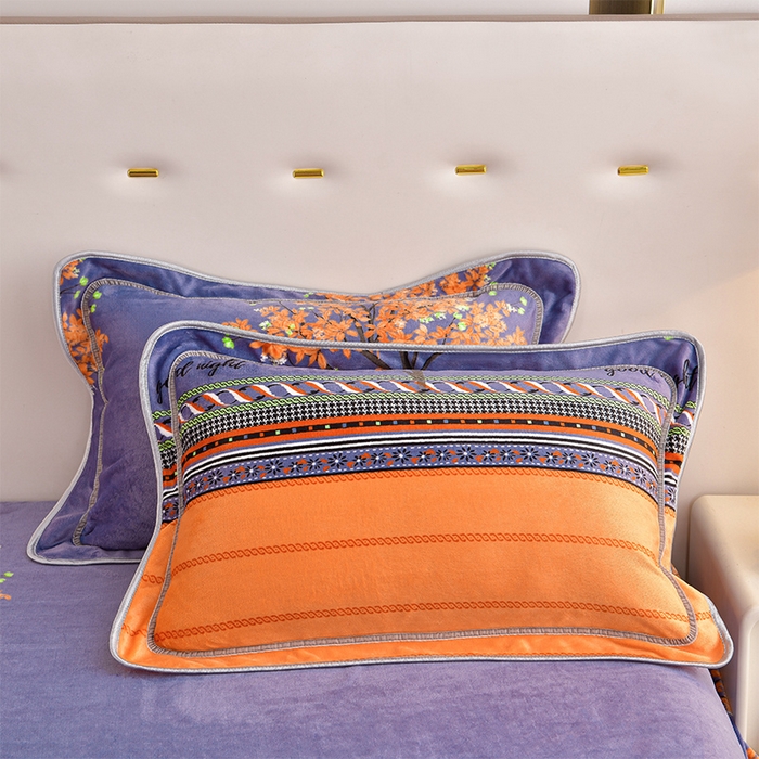 91家纺网 家纺一手货源 找家纺 缘莉娜家纺 2025高克重8斤牛奶绒四件套金貂绒法莱绒加厚保暖直播电商爆款 留恋树