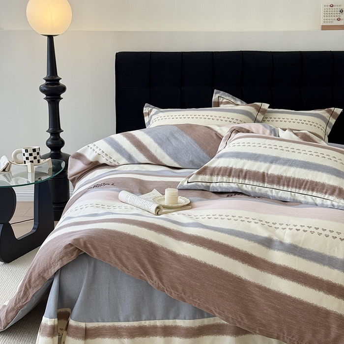 91家纺网 家纺一手货源 找家纺 于果 2025新款暖绒磨毛四件套 伯尔卡