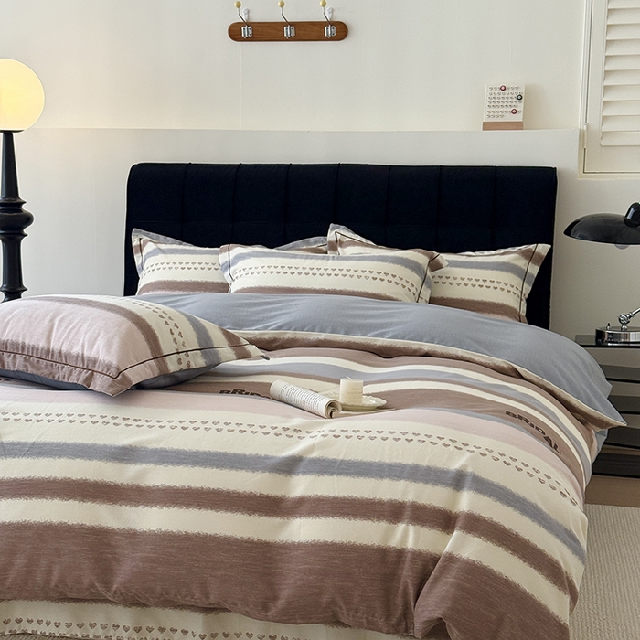 91家纺网 家纺一手货源 找家纺 于果 2025新款暖绒磨毛四件套 伯尔卡