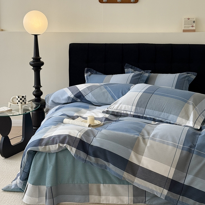 91家纺网 家纺一手货源 找家纺 于果 2025新款暖绒磨毛四件套 格雷斯