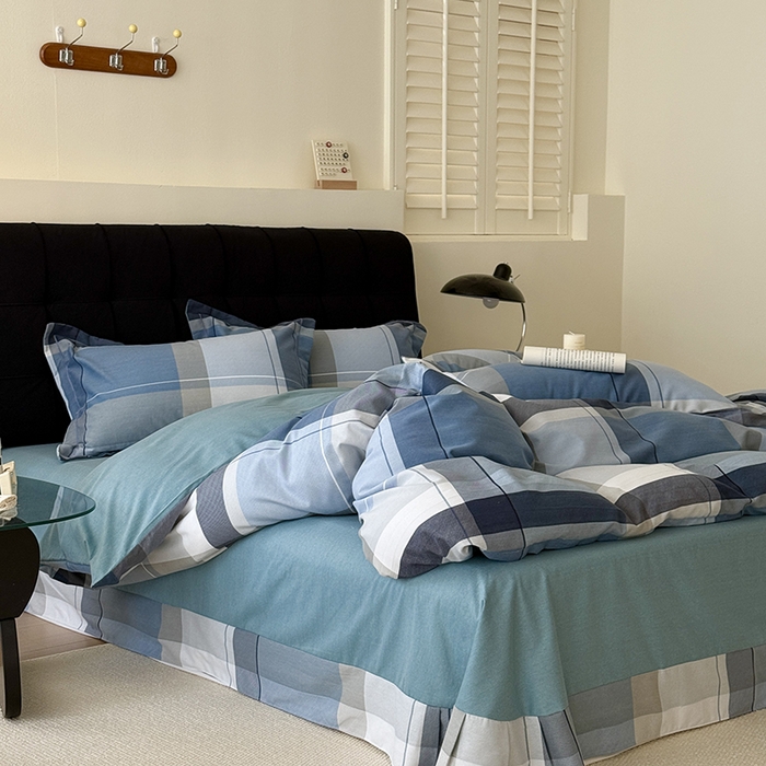 91家纺网 家纺一手货源 找家纺 于果 2025新款暖绒磨毛四件套 格雷斯