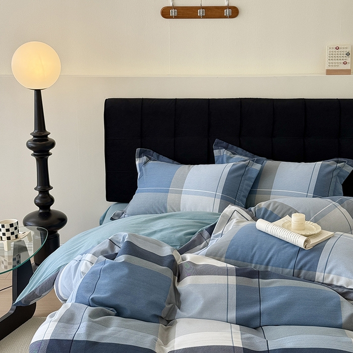 91家纺网 家纺一手货源 找家纺 于果 2025新款暖绒磨毛四件套 格雷斯