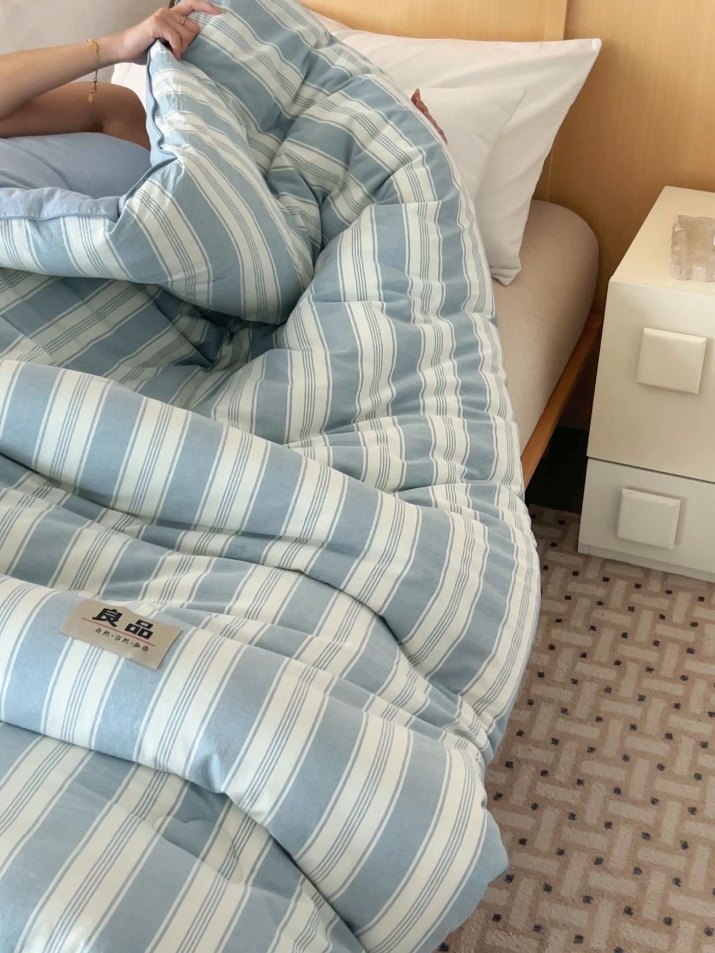 91家纺网 家纺一手货源 找家纺 趣色家纺 2025新款色织格子里外全棉纯棉棉花冬被被子被芯 布莱格