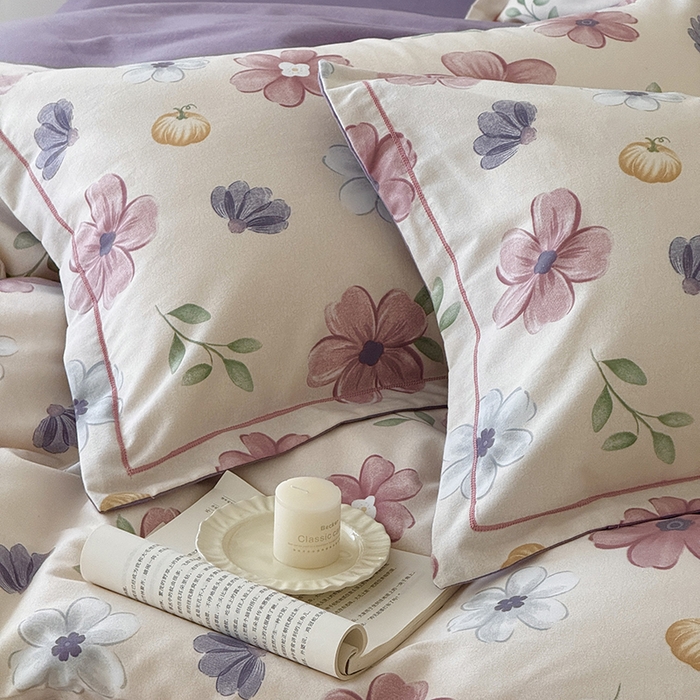 91家纺网 家纺一手货源 找家纺 于果 2025新款暖绒磨毛四件套 好春光