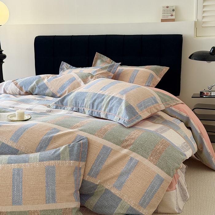 91家纺网 家纺一手货源 找家纺 于果 2025新款暖绒磨毛四件套 华夫生活