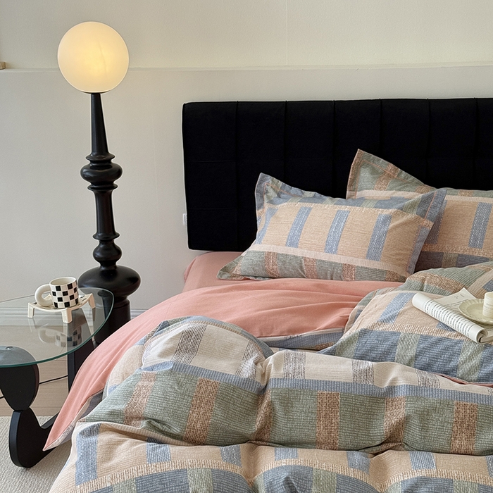 91家纺网 家纺一手货源 找家纺 于果 2025新款暖绒磨毛四件套 华夫生活