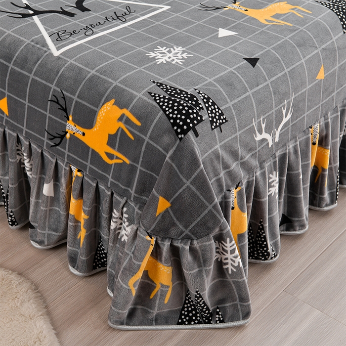 91家纺网 家纺一手货源 找家纺 缘莉娜家纺 2025高克重8斤牛奶绒四件套金貂绒法莱绒加厚保暖直播电商爆款 鹿上时空