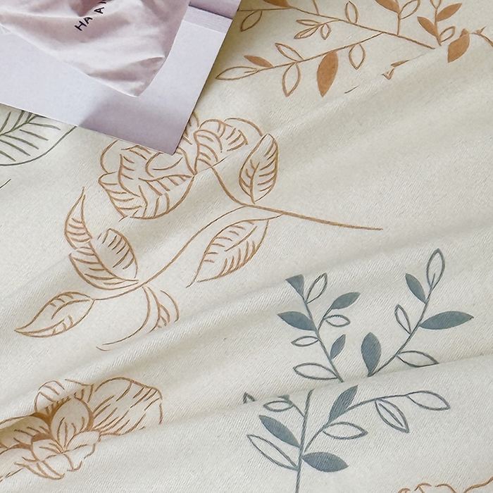 91家纺网 家纺一手货源 找家纺 于果 2025新款暖绒磨毛四件套 梦时光绿