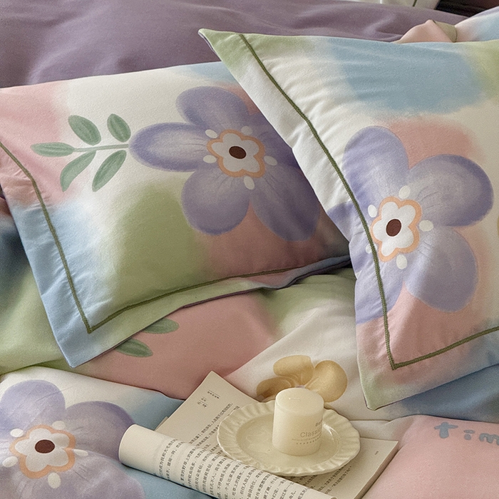 91家纺网 家纺一手货源 找家纺 于果 2025新款暖绒磨毛四件套 梦妆