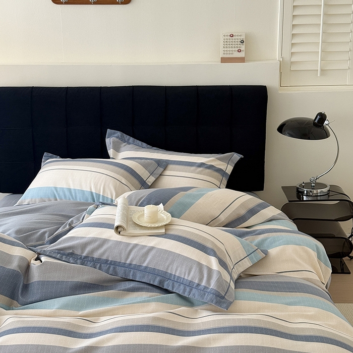 91家纺网 家纺一手货源 找家纺 于果 2025新款暖绒磨毛四件套 品质生活灰