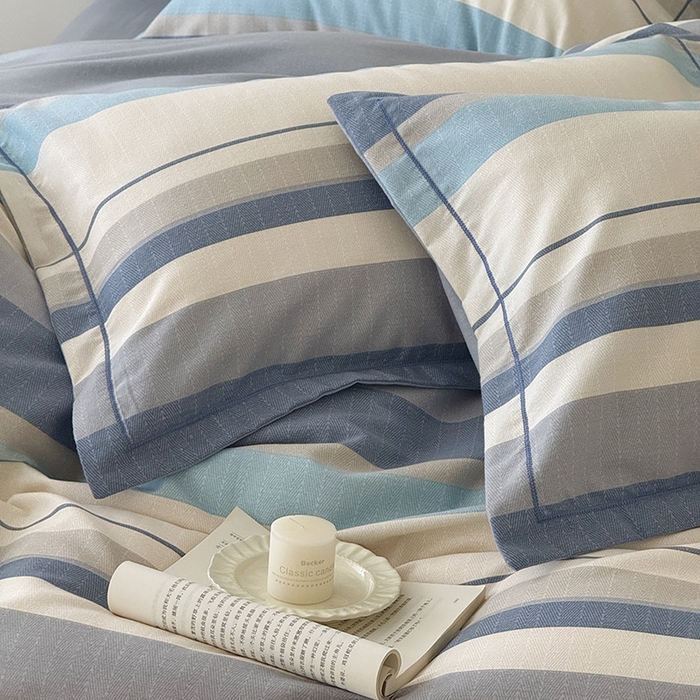 91家纺网 家纺一手货源 找家纺 于果 2025新款暖绒磨毛四件套 品质生活灰